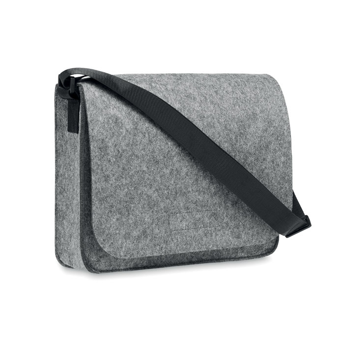 RPET vilten Laptoptas | Eco geschenk